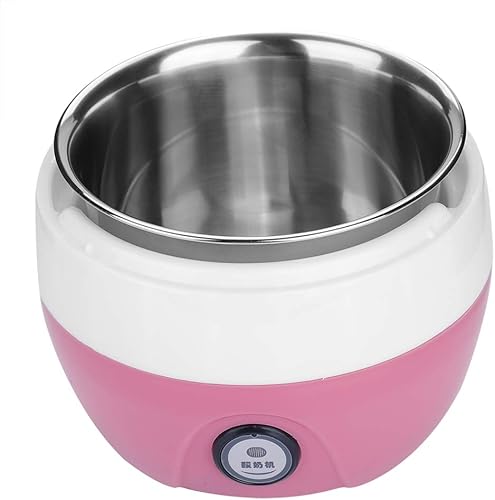 Miniatura 5 de Máquina automática para hacer yogur, fabricante de yogur digital, para cocina y hogar (rosa)