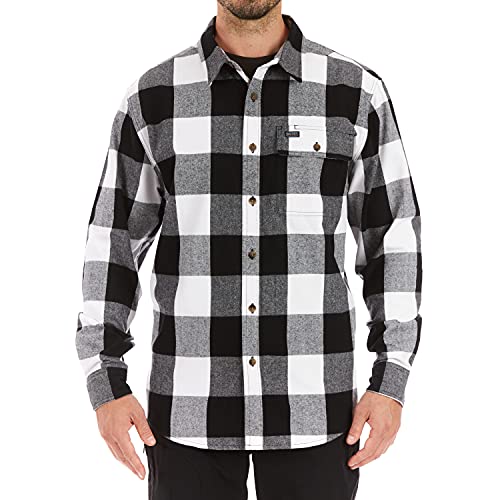 Smith's Workwear Men's Buffalo Pocket Flannel Button-up Shirt