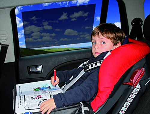 HAPPY KIDS 28622 Sonnenschutzfolie Auto, Innen, selbsthaftend, 2 Stück, Schwarz