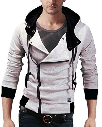 Cotton Men's Hoodie Sweatshirt Jacket 