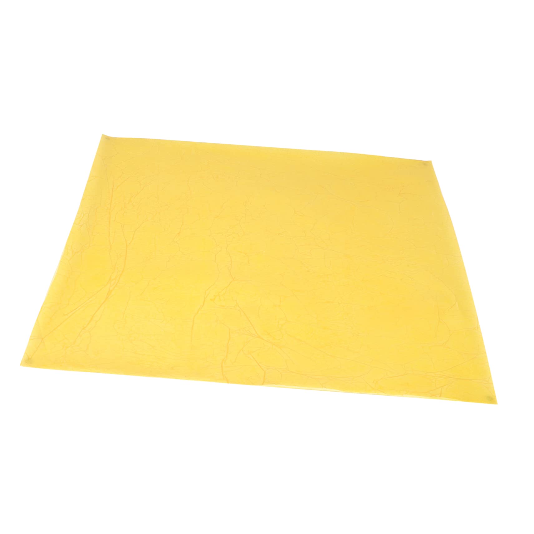 OSALADI Multifunctional Lampshade Making Material Roll, Yellow Translucent Paper Smooth Surface and Fireproof PVC for Table Lamps in Lighting Applications