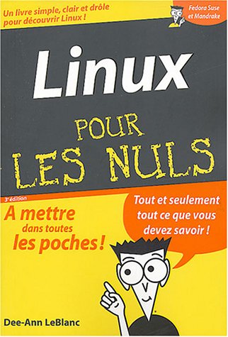Télécharger Linux poche pour les nuls Livre eBook France