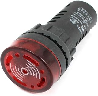 NEW LON0167 AD16-22SM Mechanical Electronic Buzzer DC 24V w Red Indicator Light(AD16-22SM Mechanischer elektronischer Summer DC 24 Î½ mit roter Kontrollleuchte