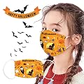 Bandanas ?USA in Stock Fast Delivery ? Children's Halloween Printed Cloth Face_Masks Face Health Protection for Kids Girls Boys Outdoor Home Reusable Face????????????????