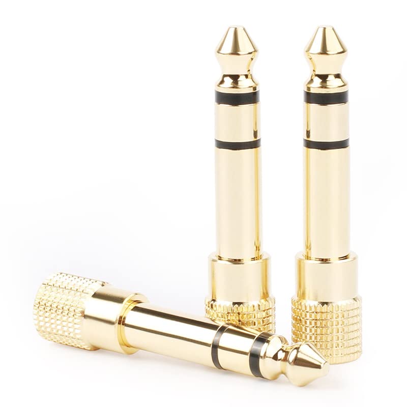 fdealz® [ 3 Pieces ] 6.5MM Male To 3.5MM Female Jack Plug Mini Audio Adapter Headset Microphone Connector 6.5 To 3.5 Converter Aux Cable Adapter (B0C1H3GZRP) Amazon Price History, Amazon Price Tracker