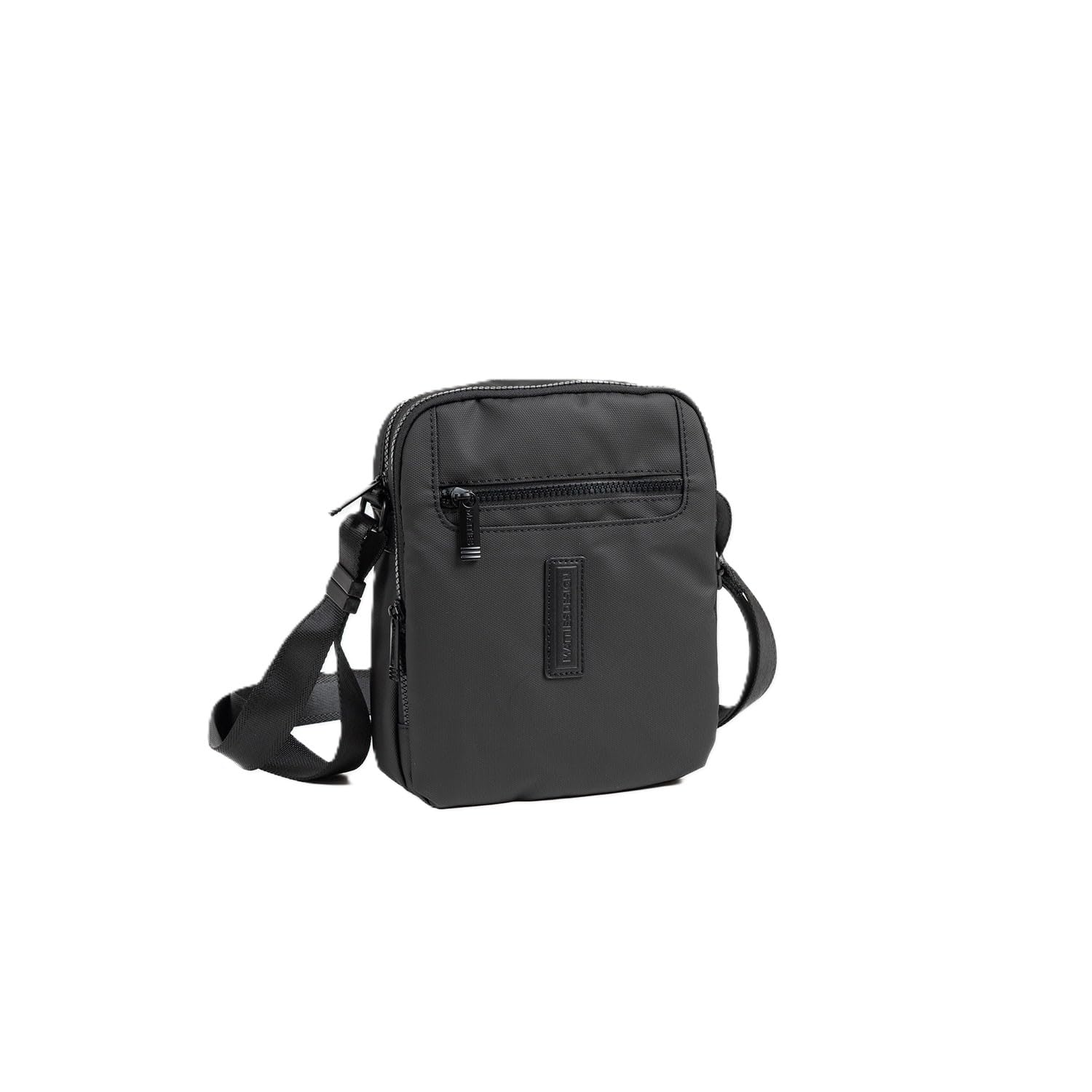 MATTIES, Reporter Coated Nylon 4022220, Black, Women, Black/White, WAISTPACK