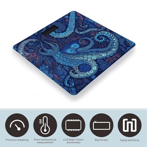 Báscula digital de baño VstaDank vidrio templado 400 lb miniatura 3
