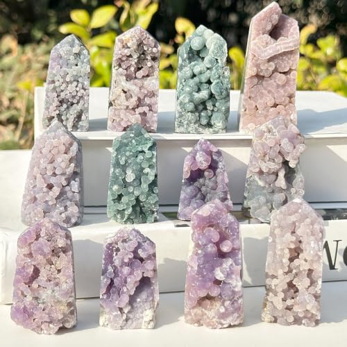Racimo de cristal de forma irregular como estatuilla zen 5