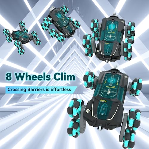 Coplus 8Wd Gesture Sensing Stunt Rc Cars, 2.4Ghz Rechargeable Racing Drift Hand Remote Control Clamber Car, Toy For Kids 8 9 10 11 12 Year Old Xmas Birthday Gifts Ideas For Boys & Girl (Black) #TOP1