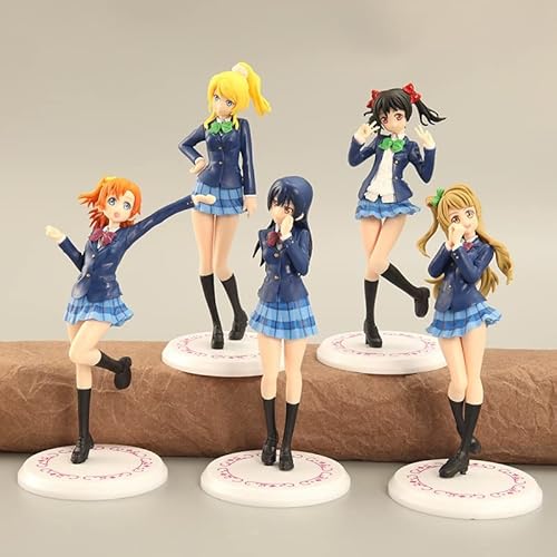 S Party Supply Japanese Anime Lovelive Kotori Minami Figure Set Of 5Pcs - 3D Anime Statue Collection #TOP2
