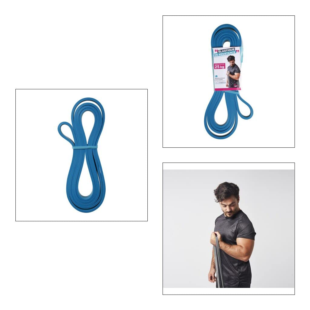 Bande Élastique De Résistance UPFIT 15kg - Latex, 208cm X 1.3cm - Pour Musculation, Cross-Training, Étirement