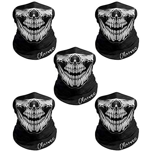 Breathable Seamless Tube Skull Scarf Half With Shade, Dust-Proof Windproof Motorcycle Bicycle Scarf For Hiking Camping Climbing Fishing Hunting Motorcycling Headband Scarf Neck Warmer #TOP6