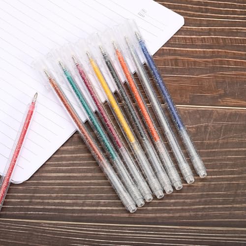Patikil Set de 9 Bolígrafos de Gel con Brillo miniatura 5