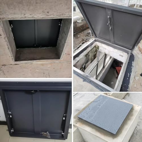 Compuerta de techo de acero galvanizado para facilitar el mantenimiento 6