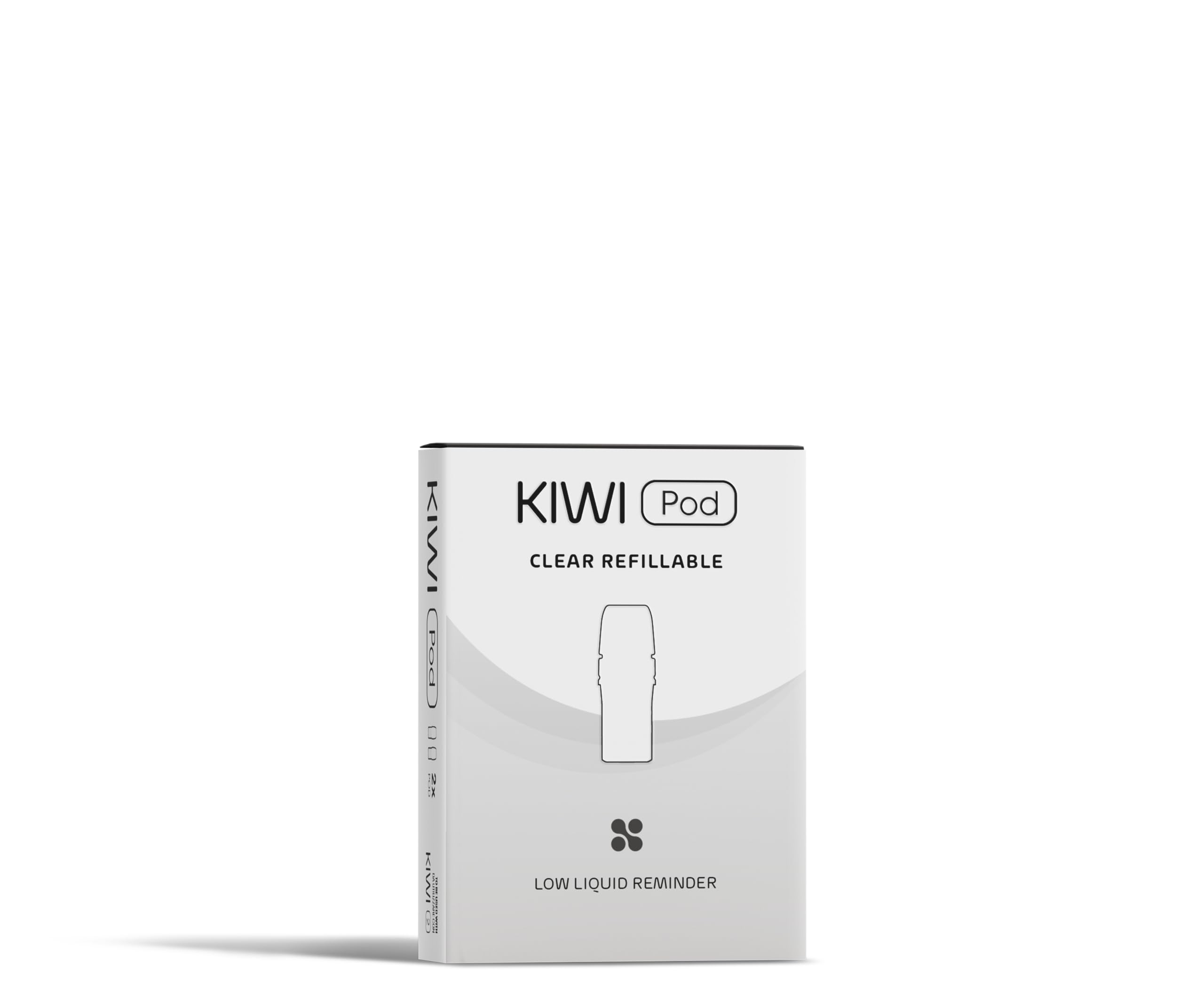 KIWI 2 Remplacement 2 Pod avec systme de scurit enfant pour cigarette  lectronique KIWI 2, sans nicotine, sans e-liquide (Clear) : Amazon.fr:  High-Tech