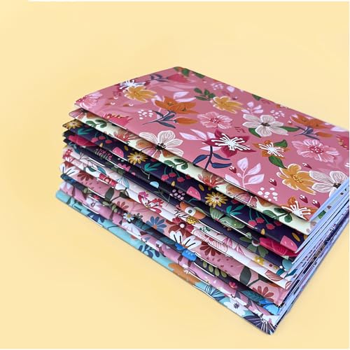 Asivtoki Notizbuch-Set, kleine Notizblöcke, Blumen-Tagebuch, Mini-Tagebuch, tragbares Tagebuch, Notizbuch für Reisen, Büro, Geschenk (8 x 12,5 cm), 12 Stück