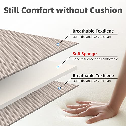 Purple Leaf Extra Large Outdoor Chaise Lounge 2 Pieces Aluminum Patio Lounge Chair With Wheels Reclining Chair For Patio Pool Beach Sunbathing Beige Oversized Lounger #TOP4