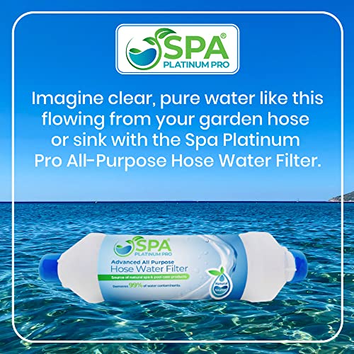 Image of All Purpose Hose Water Filter for Pools, Spas, and RVs | Pack of 3 High Performance Water Filtration System | Filters Up to 40,000 Gallons for Clean and Safe Water Use