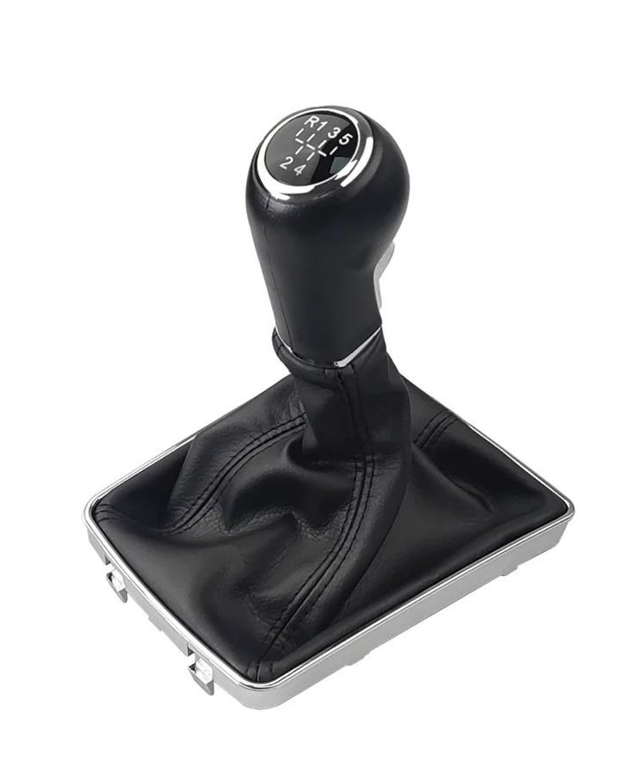 MOCALUX Gear Stick Shift Lever Knob for Opel for Astra III H 1.6 2004-2010 Manual Gear Shifter Stick Knob Lever Boot Modification Parts(B)