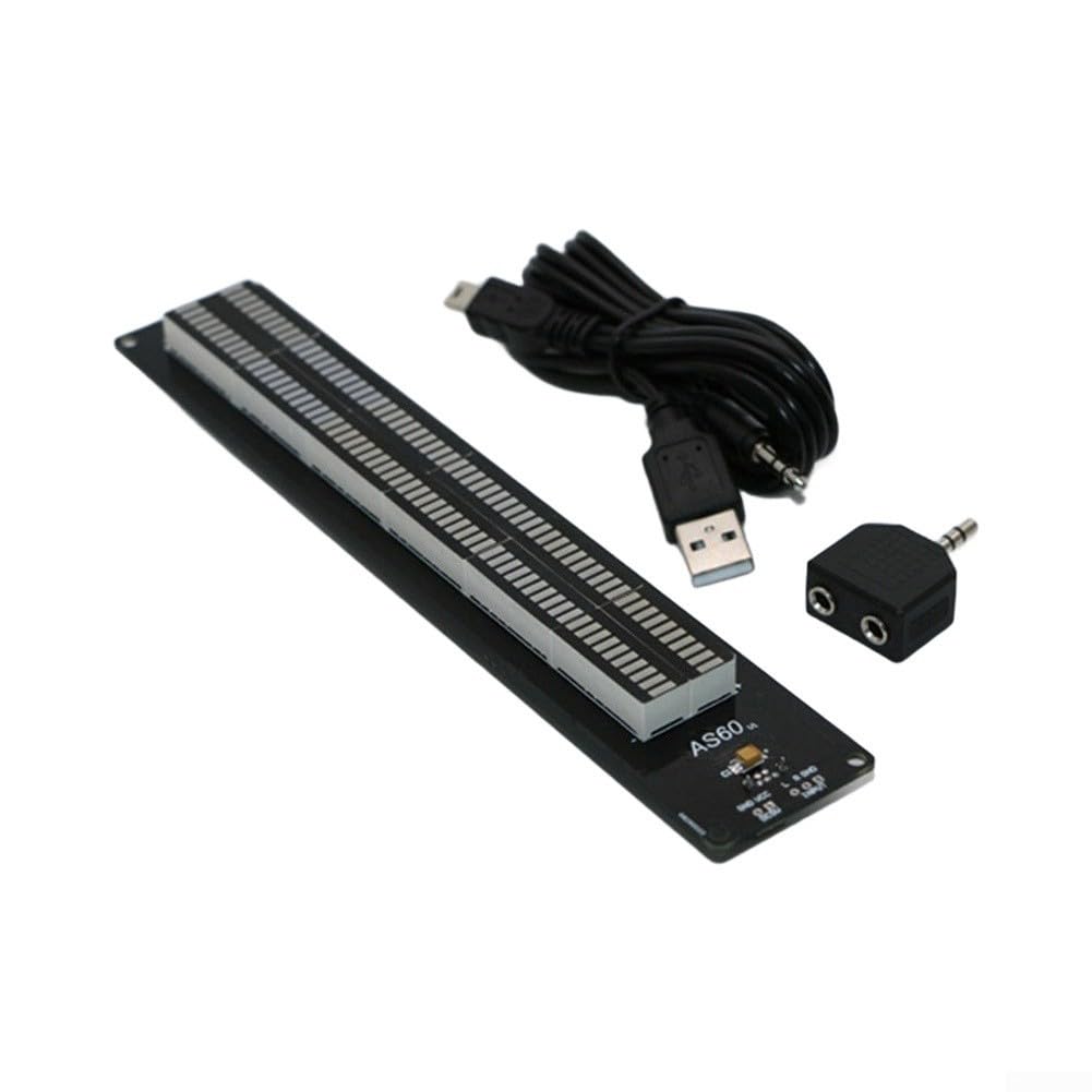 AS60 Audio Digitale Equalizzatore Grafico Schermo VU Meter 7 Modalità Musica Ritmo Sensore di Livello di Luce per Amplificatore Desktop Decorazione Elettronica