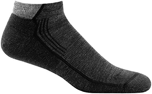 Darn Tough Hiker No Show Light Cushion Sock - Men's Black Medium