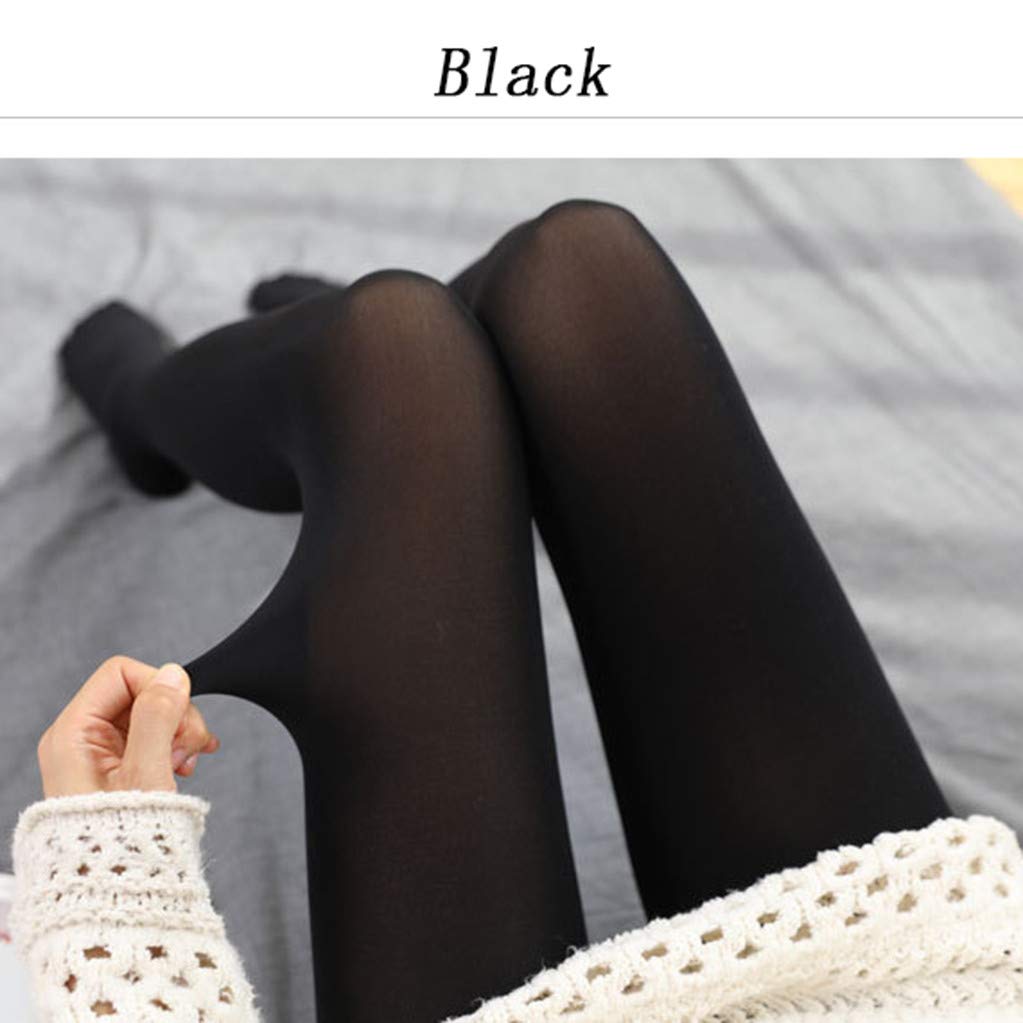 Collants Control pour Femmes, Collants Control Top, Collants Semi-Opaques, Collants Amincissants Taille Haute, Collants à Pieds Souples,Noir,One Size