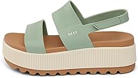 REEF Water Vista Higher Platform Sandals - Water-Friendly Elevated Wedges for Vacation Comfort
