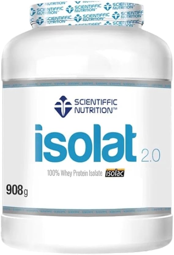 Scientiffic Nutrition - Isolat 2.0, Whey Protein, ISO Isolate Protein Supplement with Lactase, Whey Protein Powder - 908 g, Chocolate