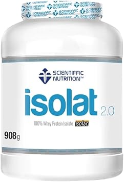 Scientiffic Nutrition - Isolat 2.0, Whey Protein, ISO Isolate Protein Supplement with Lactase, Whey Protein Powder - 908 g, Chocolate