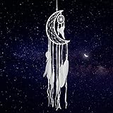 ✨【Decoración de Estilo Indio】:La decoración de la luna es una mascota de los indios. Es un colgante decorativo primitivo que puede alejar las pesadillas y traer buenos sueños a una noche tranquila.