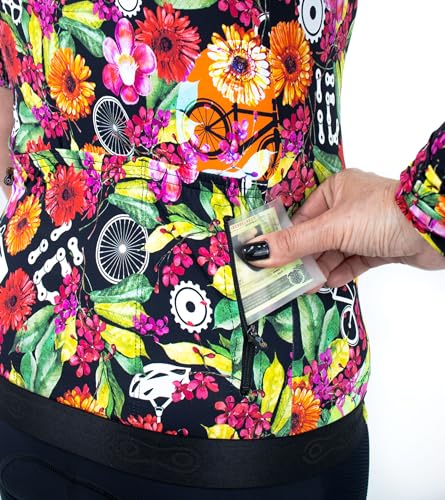 Camisa de Ciclismo Feminina Marcio May Funny Premium Spring Day
