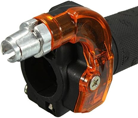 MOMOALA Twist Throttle Accelerator Grips&Cable compatible with ATV Quad Dirt Pit Bike 90/110/125CC