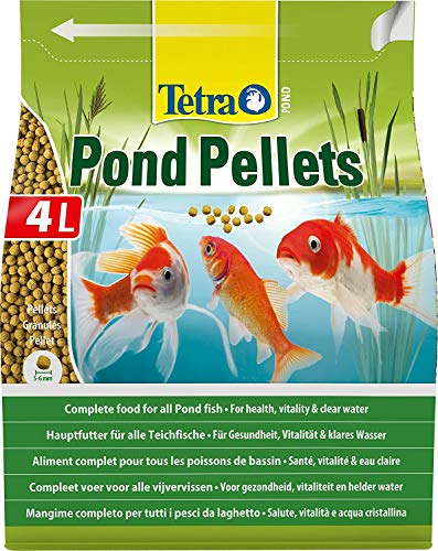 Tetra Pond Pellets – Alimentation Quotidienne idéale pour tous les Poissons de Bassin – Granules Enrichis en Oligo-éléments, Vitamines essentiels,...