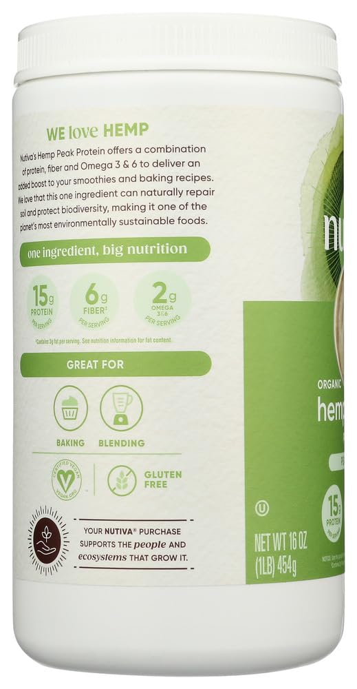 Nutiva Hemp Protein 15g Org