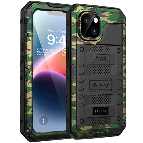 Boîtier de protection étanche iPhone 14 Plus métal antichoc