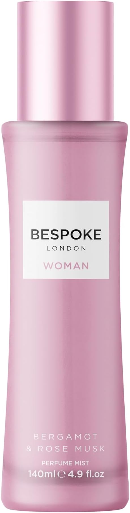 Bespoke Bergamot and Rose Perfume Mist for Women 140ml Long Lasting Fresh Floral Fragrance Spray Daily Wear Ladies Body Mist Gift for Her
