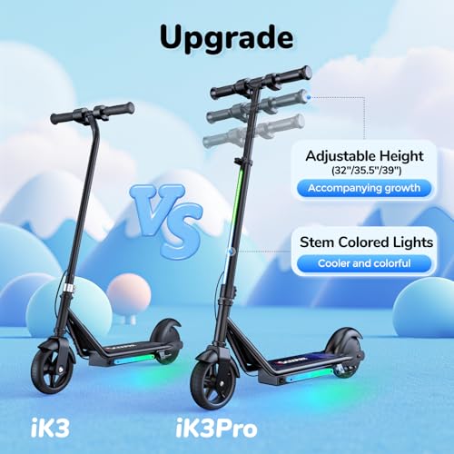 Image of iScooter IK3 Serious Electric Scooter for Kids Aged 6-12