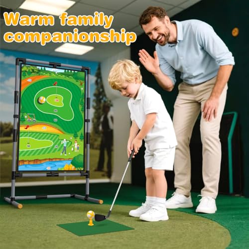 Golf Chipping Game Set – Double-Sided Mat with Stand, Fun Practice Game for Kids & Adults, Indoor & Outdoor Use - image 2