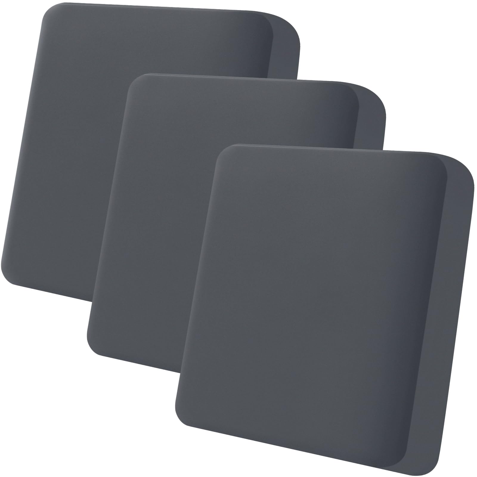 Smiry Printed Couch Cushion Covers, Stretch Soft Couch Covers for Sofa, Washable Non-Slip Sofa Slipcover Furniture Protector for Indoor and Outdoor (3 Pack, Dark Grey)