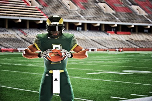 Spalding Alpha Leather Football, Light Brown/Red, Full Size #TOP1