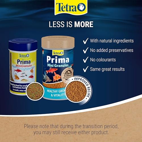 Tetra Prima Fish Food Mini Granules, Complete Food for Small Mid-Water and Bottom-Feeding Fish, 100 ml - Image 4