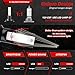 9004 LED Headlight Bulbs MINI Size 9004/HB1 led Headlight Bulbs Conversion Kit CARSPARKLE Q1 SERIES 12 Pics CSP Chips with Cooling Fan High/Low Beam 12000LM 6000K Xenon White