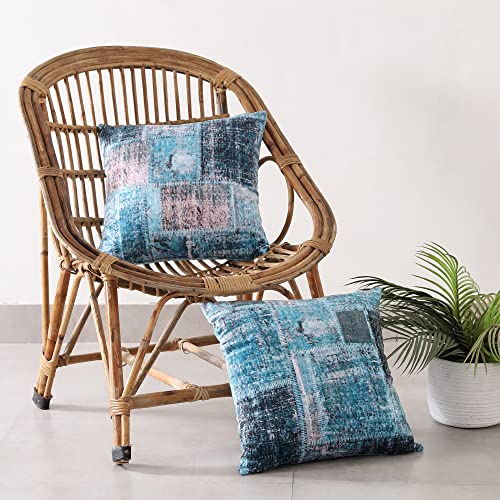 Image of Ravaiyaa - Attitude is everything Pure Velvet Square Cushion Cover Stylish & Comfortable Pillow Cushion Cover for Bedroom, Living Room & Home Decor 2 PC Set (16 inchx16 inch Inches)