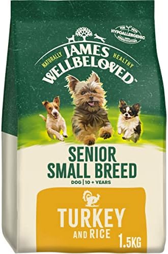 James Wellbeloved Adult Small Breed Lamb and Rice 7.5 kg Bag, Hypoallergenic Dry Dog Food