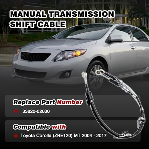 33820-02630 Manual Trans Shift Cable Fit For Corolla (ZRE120) MT 2004-2017 by daydmaly - Used condition - Image 2