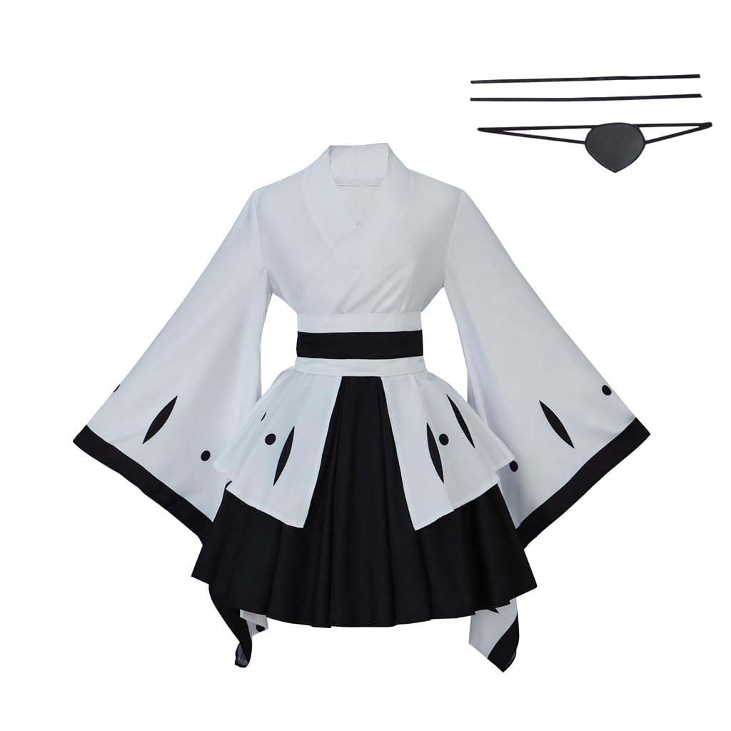 Kuchiki Byakuya Kimono Dress Captain Six Thousand Year Blood War Cosplay Dress Halloween Suit