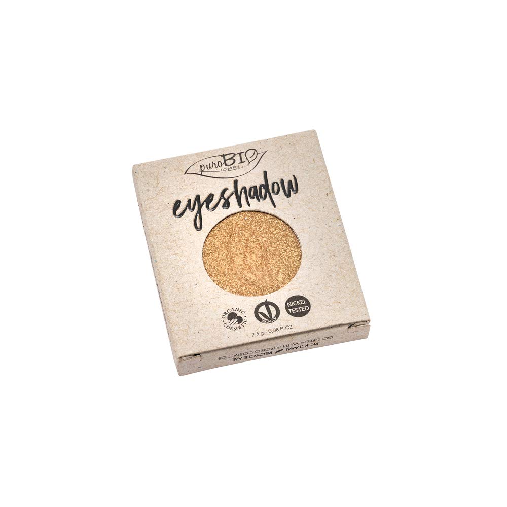 PUROBIO Ombretto Compatto Shimmer In Cialda N.24 Oro Refill - 2.50 Gr