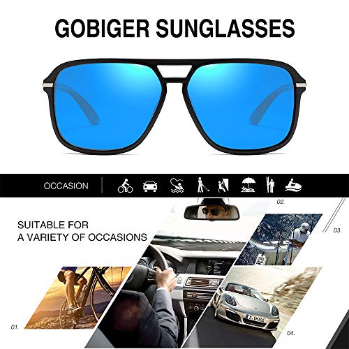 Polarized Sunglasses for Men Aviator Driving Women Mens Sunglasses Rectangular Vintage Sun Glasses4