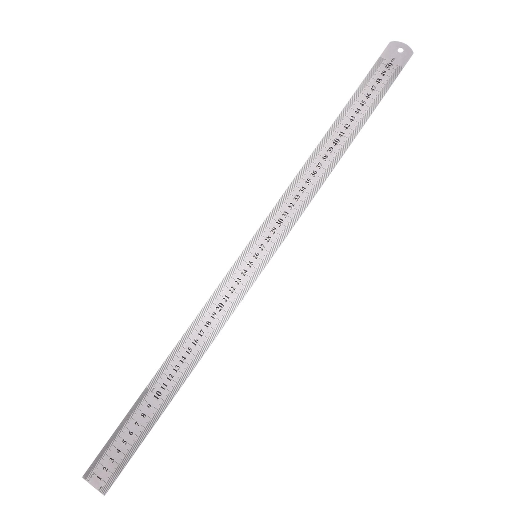 Règle Droite en Acier Métrique 50cm