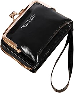 [なぶる] 2023リストレットウォレットマルチスロットPUクレジットカードカードホルダーリストストラップコインチェンジクラッチ財布を変える女の子